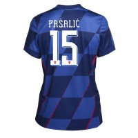 Maglie da calcio Croazia Mario Pasalic #15 Seconda Maglia Femminile Europei 2024 Manica Corta